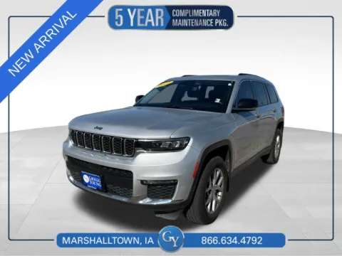 Silver 2021 Jeep Grand Cherokee L Limited for sale in Marshalltown, IA