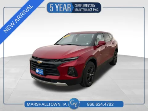 Red 2021 Chevrolet Blazer LT for sale in Marshalltown, IA
