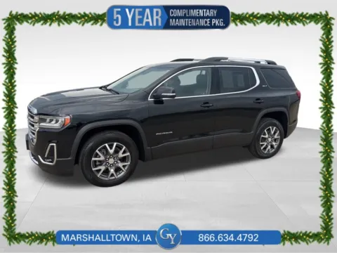 Black 2023 GMC Acadia SLT for sale in Marshalltown, IA