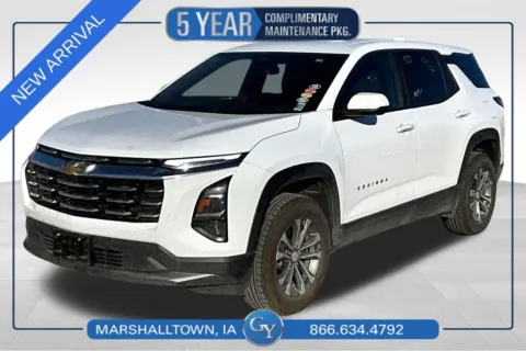 White 2025 Chevrolet Equinox LT for sale in Marshalltown, IA