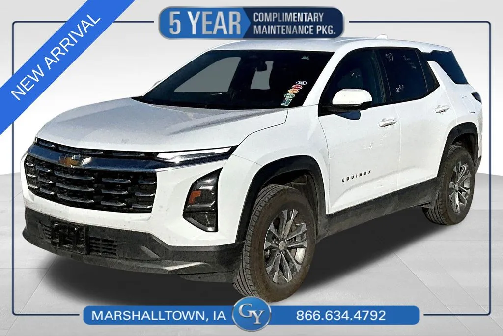 White 2025 Chevrolet Equinox LT for sale in Marshalltown, IA