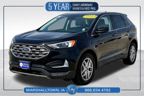 Black 2022 Ford Edge SEL for sale in Marshalltown, IA