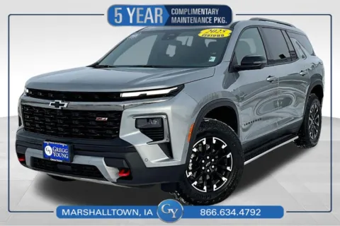 Gray 2025 Chevrolet Traverse Z71 for sale in Marshalltown, IA
