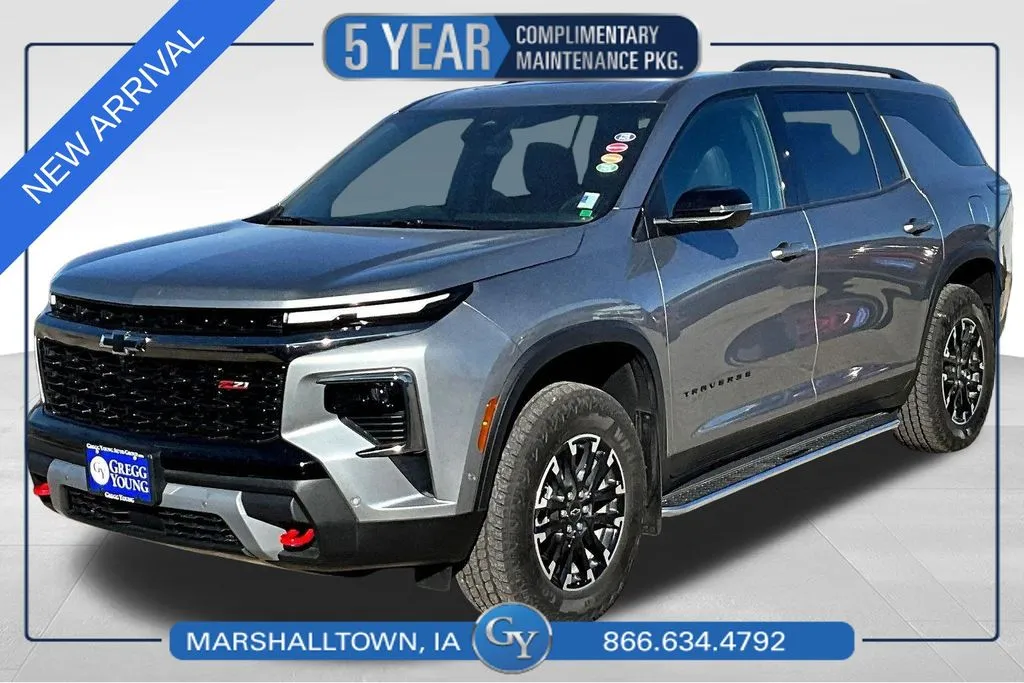 Gray 2025 Chevrolet Traverse Z71 for sale in Marshalltown, IA