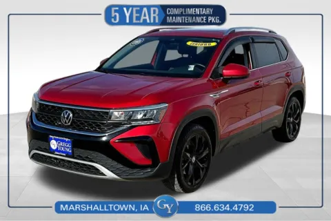 Red 2022 Volkswagen Taos 1.5T SE for sale in Marshalltown, IA