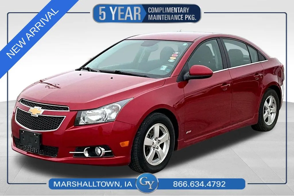 Red 2013 Chevrolet Cruze 1LT for sale in Marshalltown, IA