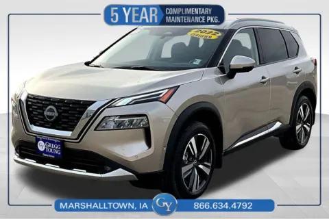 Silver 2022 Nissan Rogue Platinum for sale in Marshalltown, IA