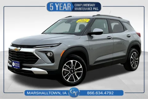 Gray 2025 Chevrolet TrailBlazer LT for sale in Marshalltown, IA