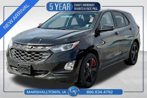 Black 2018 Chevrolet Equinox LT for sale in Marshalltown, IA