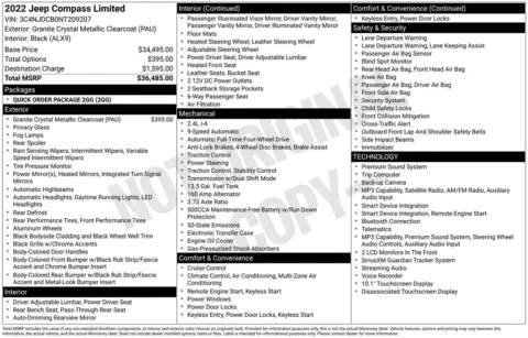 Photos of 2022 Jeep Compass Limited for sale in Marshalltown, IA at Gregg Young Chevrolet Marshalltown