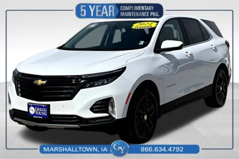 White 2024 Chevrolet Equinox LT for sale in Marshalltown, IA