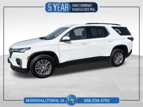 White 2023 Chevrolet Traverse LT for sale in Marshalltown, IA