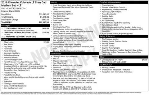 Photos of 2016 Chevrolet Colorado LT for sale in Marshalltown, IA at Gregg Young Chevrolet Marshalltown