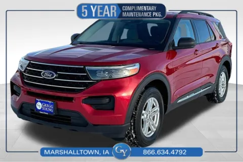 Red 2020 Ford Explorer XLT for sale in Marshalltown, IA