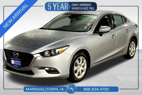Silver 2018 Mazda Mazda3 Sport for sale in Marshalltown, IA