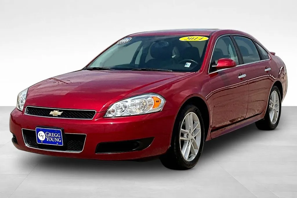Red 2014 Chevrolet Impala Limited LTZ for sale in Marshalltown, IA