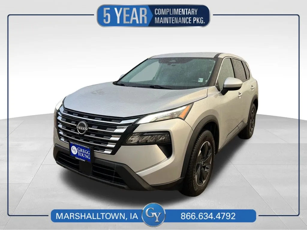 Silver 2024 Nissan Rogue SV for sale in Marshalltown, IA