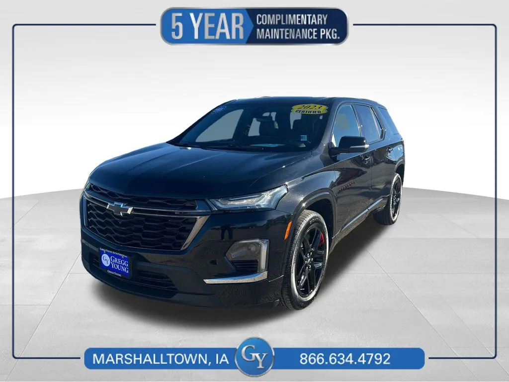 Black 2023 Chevrolet Traverse Premier for sale in Marshalltown, IA