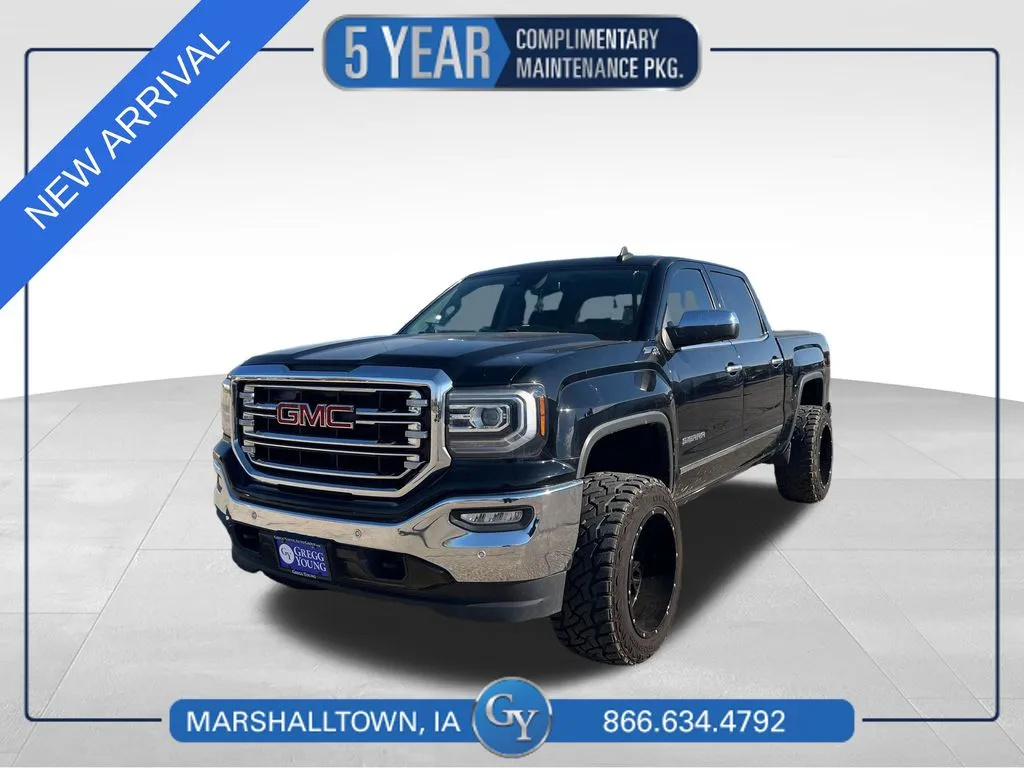 Black 2017 GMC Sierra 1500 SLT for sale in Marshalltown, IA