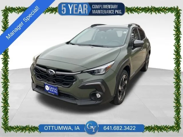 Green 2024 Subaru Crosstrek Limited for sale in Ottumwa, IA