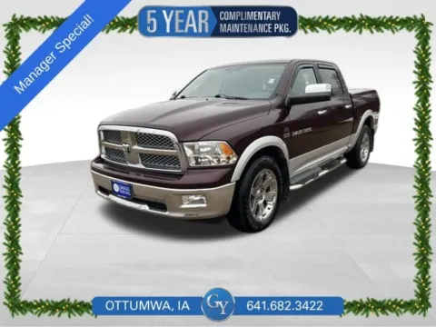 Red 2012 Ram 1500 Laramie for sale in Ottumwa, IA