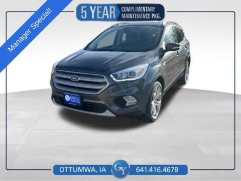 Black 2018 Ford Escape Titanium for sale in Ottumwa, IA
