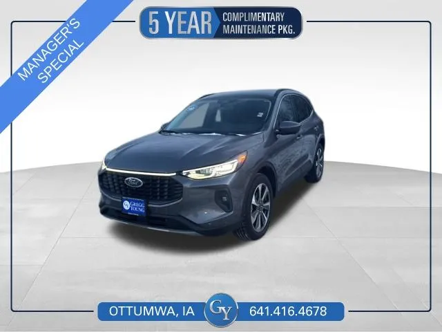 Gray 2024 Ford Escape Platinum for sale in Ottumwa, IA