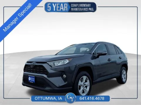 Green 2021 Toyota RAV4 XLE for sale in Ottumwa, IA