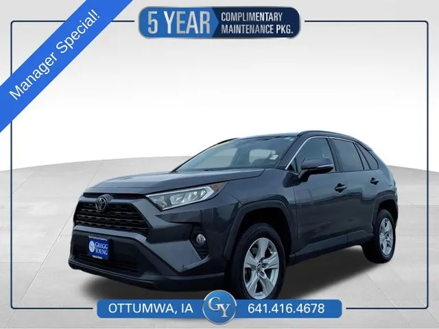 Green 2021 Toyota RAV4 XLE for sale in Ottumwa, IA