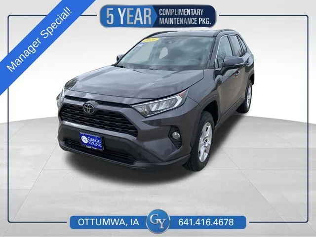 Green 2020 Toyota RAV4 XLE for sale in Ottumwa, IA