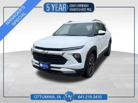 White 2025 Chevrolet TrailBlazer LT for sale in Ottumwa, IA