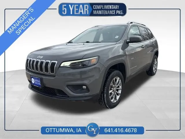 Gray 2021 Jeep Cherokee Latitude Lux for sale in Ottumwa, IA