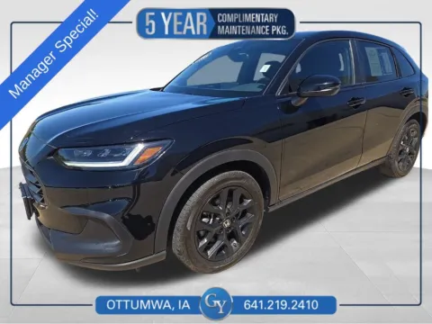 Black 2025 Honda HR-V Sport for sale in Ottumwa, IA