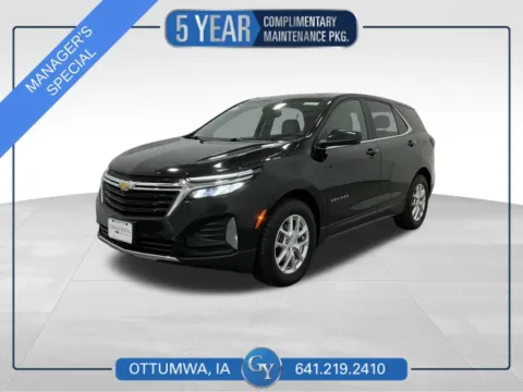 Black 2023 Chevrolet Equinox LT for sale in Ottumwa, IA