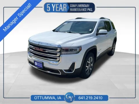 White 2023 GMC Acadia SLT for sale in Ottumwa, IA
