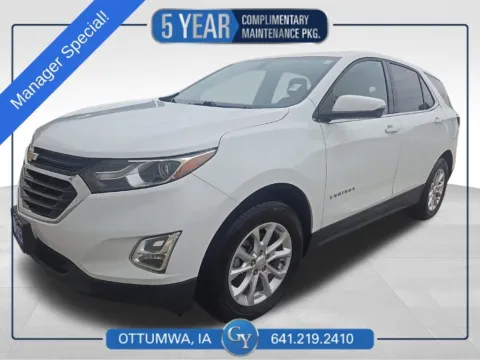 White 2019 Chevrolet Equinox LT for sale in Ottumwa, IA