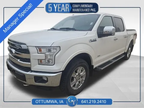 White 2017 Ford F-150 Lariat for sale in Ottumwa, IA