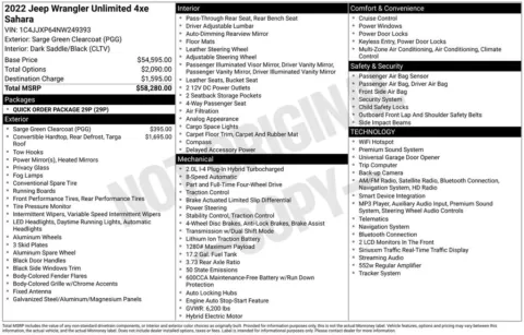 Photos of 2022 Jeep Wrangler Unlimited Sahara 4xe for sale in Ottumwa, IA at Gregg Young Toyota of Ottumwa