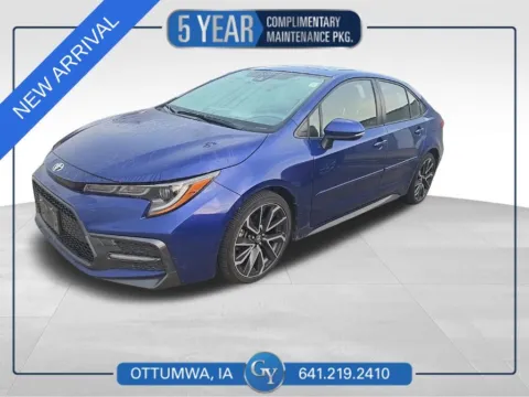 Blue 2020 Toyota Corolla XSE for sale in Ottumwa, IA