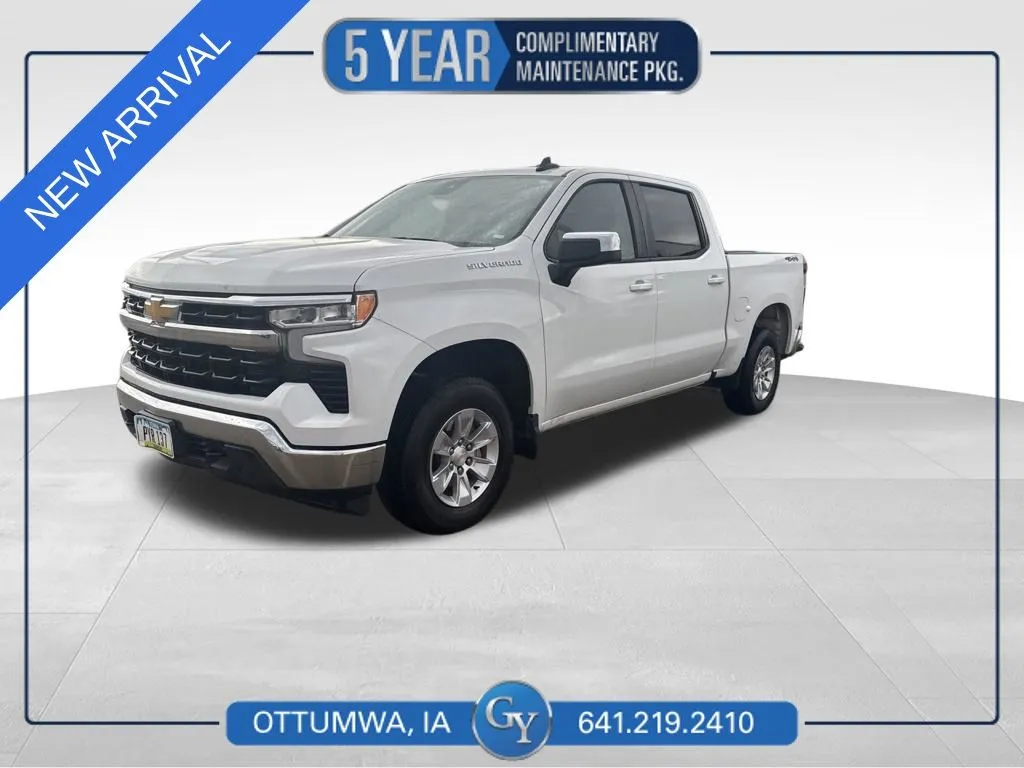 White 2026 Chevrolet Silverado 1500 LT for sale in Ottumwa, IA
