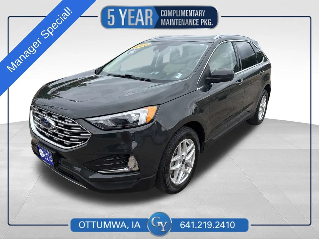 Green 2022 Ford Edge SEL for sale in Ottumwa, IA