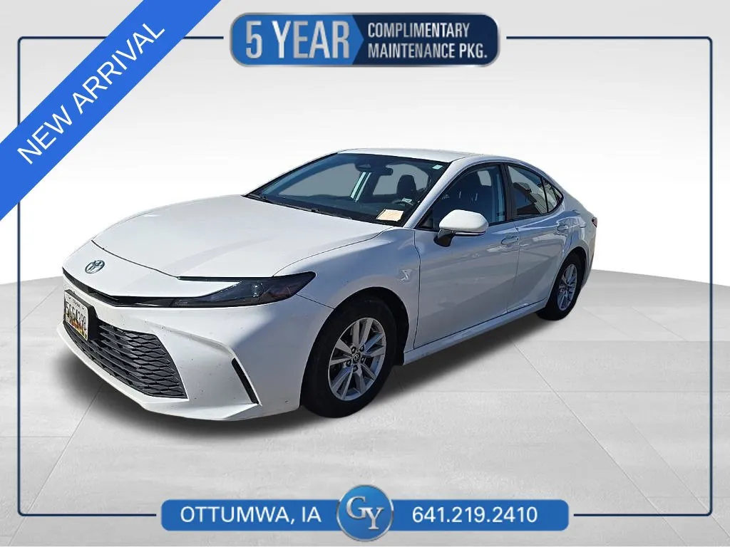White 2025 Toyota Camry LE for sale in Ottumwa, IA