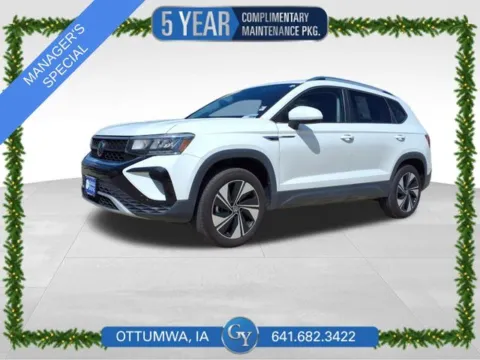 White 2024 Volkswagen Taos 1.5T SE for sale in Ottumwa, IA