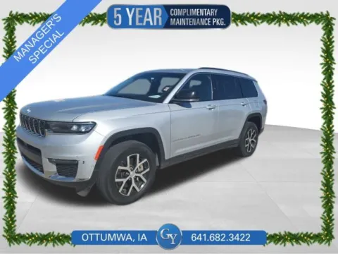 Silver 2024 Jeep Grand Cherokee L Limited for sale in Ottumwa, IA