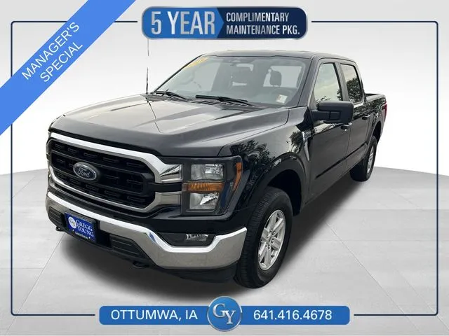 Black 2023 Ford F-150 XLT for sale in Ottumwa, IA