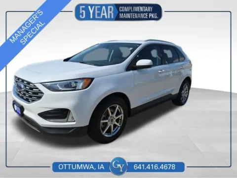 White 2022 Ford Edge SEL for sale in Ottumwa, IA