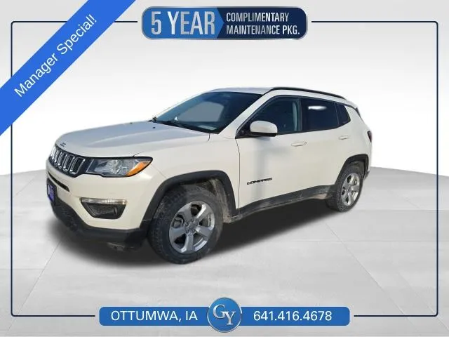 White 2020 Jeep Compass Latitude for sale in Ottumwa, IA
