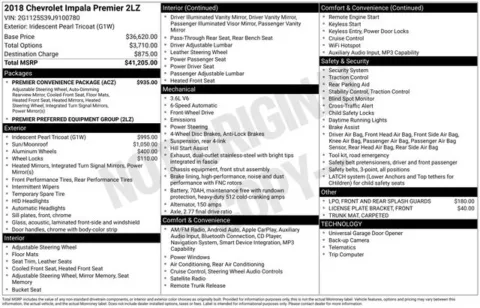 Photos of 2018 Chevrolet Impala Premier for sale in Ottumwa, IA at Gregg Young Toyota of Ottumwa