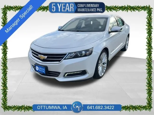 White 2018 Chevrolet Impala Premier for sale in Ottumwa, IA
