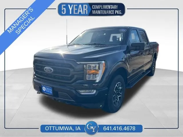Black 2023 Ford F-150 XLT for sale in Ottumwa, IA